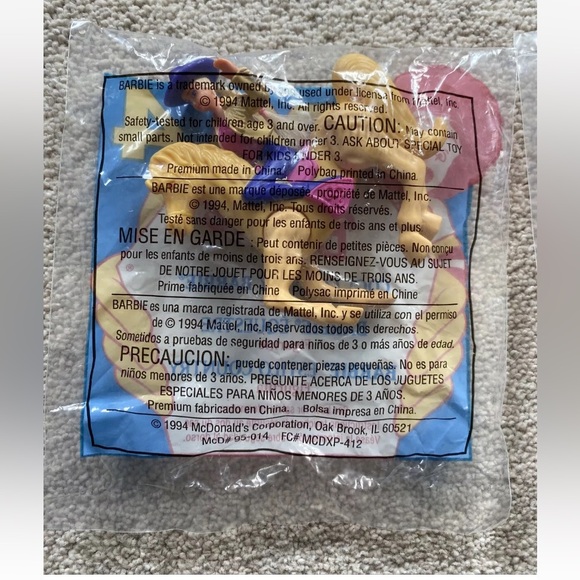 Vintage McDonald’s Cool Country Barbie & Lifeguard Ken Happy Meal Toy 1994 - Picture 6 of 6